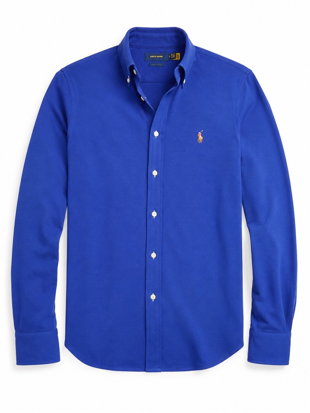 Ralph Lauren Knit oxfords Blue shirt - Picture 2 of 4